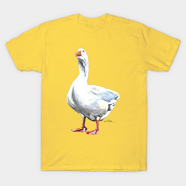 White Goose T-Shirt by lucafon18